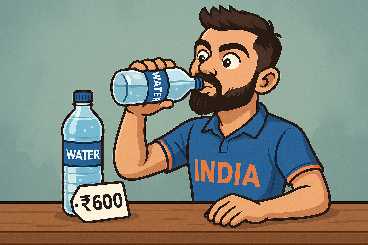 Virat Kohli Water Price: Why He Drinks ₹600 Bottled Water