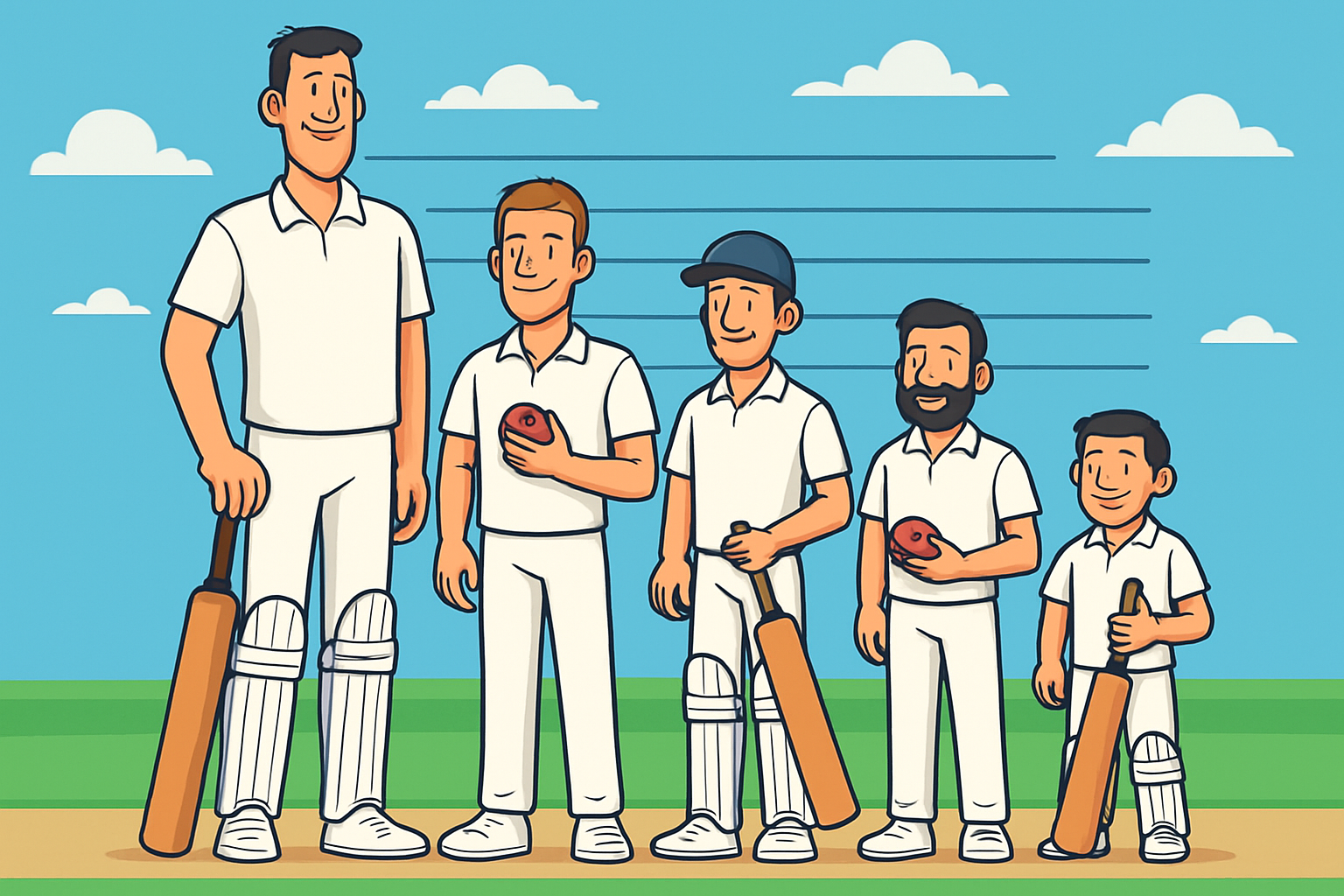 Tallest Cricketer in the World: Definitive List & Heights