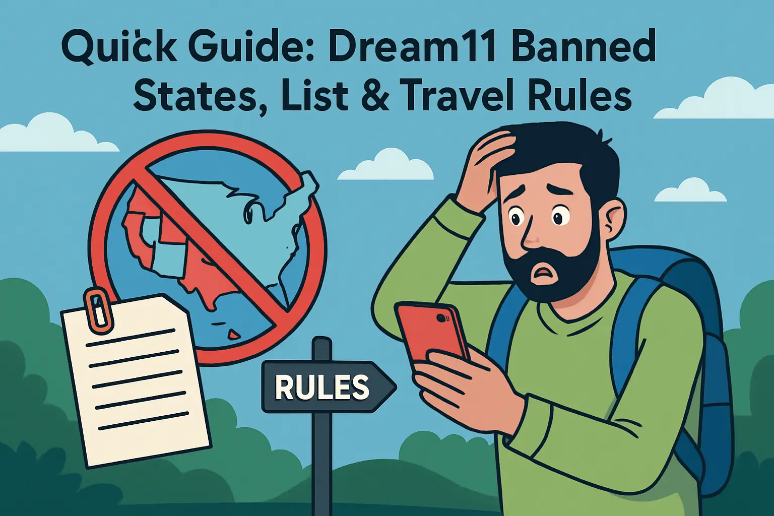 Quick Guide: dream 11 banned states, list & travel rules